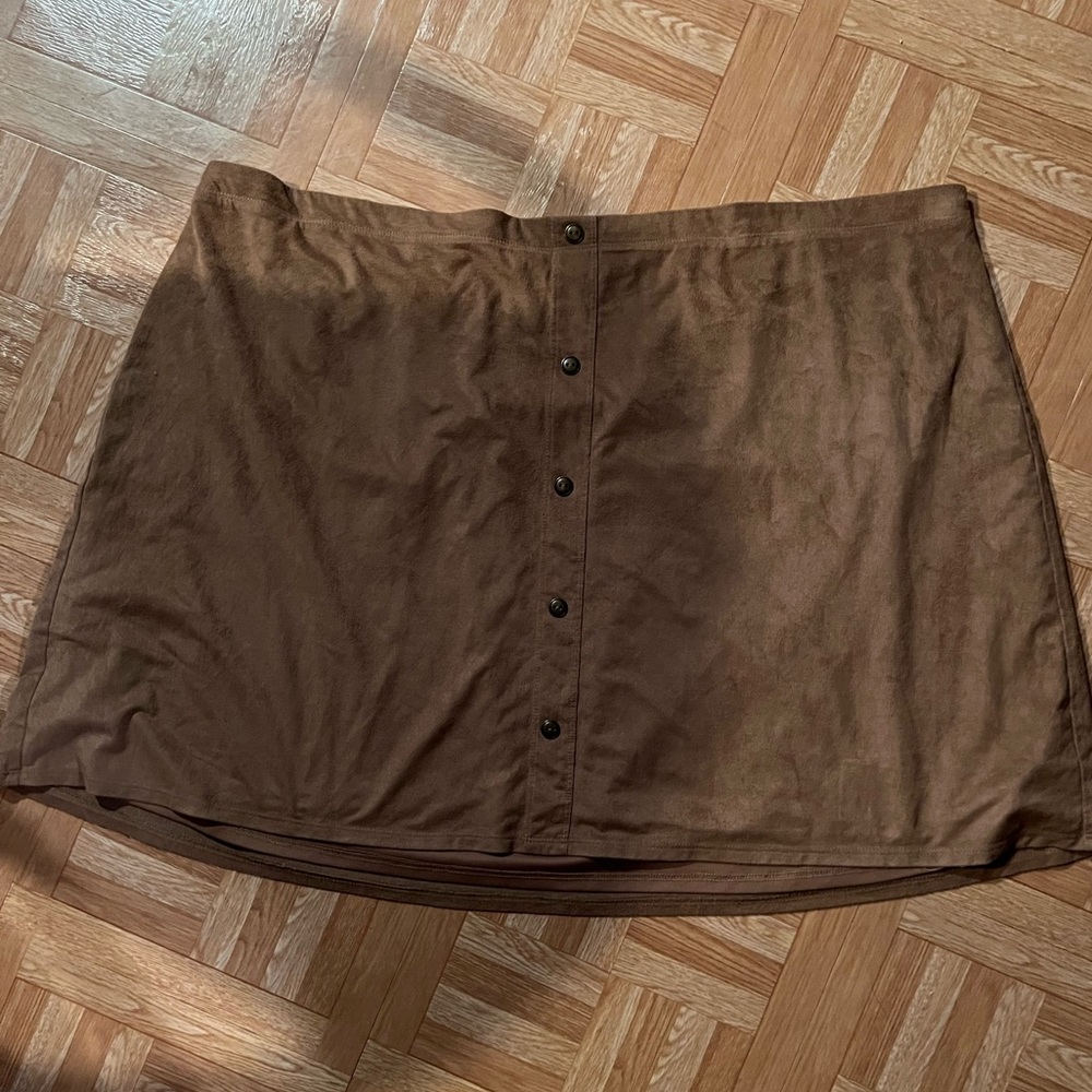 Torrid Suede like mini skirt